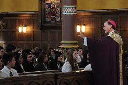 Saint Joseph students visit Cathedral