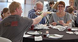 Saint Vincent de Paul community gathers for a Seder