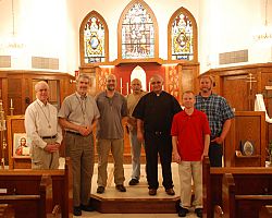 Catholic Men of the Eucharist gather to celebrate Christ with Holy Communion, prayer and fasting