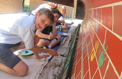 St. Vincent students' artwork enhances snowplow