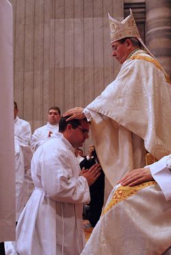 'I was just ordained a deacon!'