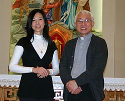 Parishioner receives Madeleine Medal for service