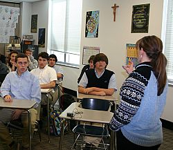 Pope's resignation piques curiosity for theology class