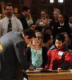 Rite of Election inspires cradle Catholics