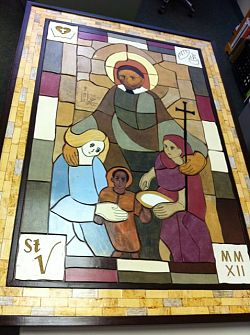 'Saintly' art produced by St. Vincent students