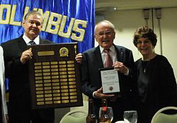 Eddie Springer is named the Knight of the Year