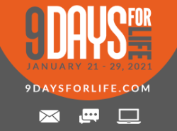 9 Days for Life novena for the protection of human life set for Jan. 21-29