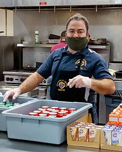 Knights 'breakfast-to-go' helps pay off school mortgage