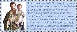 Carmelite nuns reflect on Saint Joseph, their protector