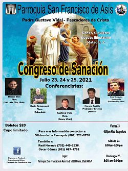Celebran Congreso parroquial de sanaci&oacute;n