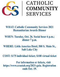 CCS dinner will be in-person, with livestream option