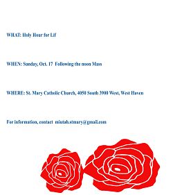 Holy Hour participants to pray for sanctity of life