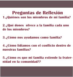 La Familia: Una reflexi&oacute;n del amor infinito del Padre 
