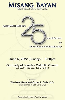 Local Catholic Filipino community to celebrate 25th anniversary with Mass and reception