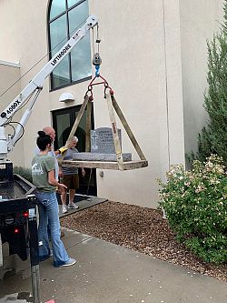 Monumento para el no nato es rescatado y ahora yace en la parroquia de San Francisco de As&iacute;s