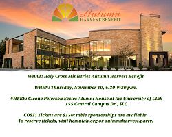 Holy Cross Ministries to host annual fundraiser 