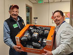 Knights donate to VA hospital