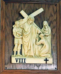 Estaciones de la Cruz dise�adas especialmente por sacerdote en Mildford 