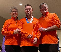 Young Catholic triathlete with Down syndrome tells UN he has no limitations