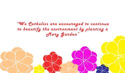 Gardening with the Immaculata