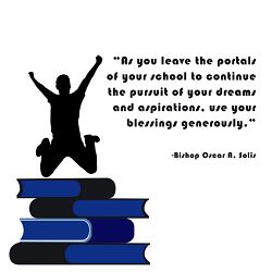 Bishop Solis' message to graduates