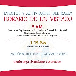 Rally Eucar&iacute;stico Diocesano y Misa son una oportunidad para que todos los Cat&oacute;licos en Utah se re&uacute;nan y celebren juntos