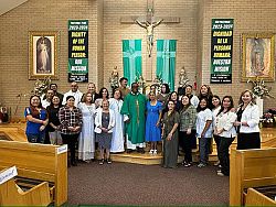 Oficina diocesana del Ministerio Hispano certifica 46 catequistas