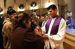 Relic of Blessed Carlo Acutis is blessed