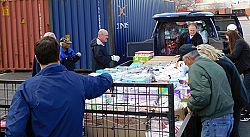 Knights council donates trailer load of goods to Pro-life Utah for mothers in need