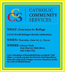 �Journeys to Refuge� event, hosted by CCS, will highlight experiences of refugees