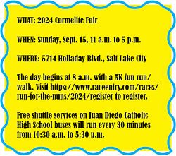 Longtime volunteers contribute to success of annual Carmelite Fair that benefits the nuns