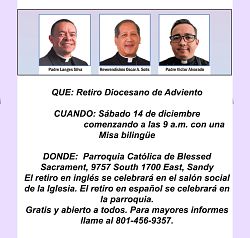 Retiro Diocesano de Adviento �Preparando para ser Peregrinos de la Esperanza�

