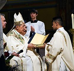 Seminarian ordained a deacon