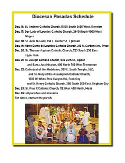 Diocese schedules celebration of las posadas, a traditional Hispanic Christmas novena