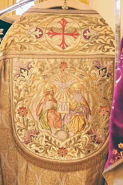 Cathedral of the Madeleine seeks to restore 100-year-old clerical vestments