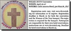 DCCW convention will be April 26-27