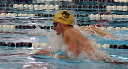 Jayhawk sets state record at championship swim meet