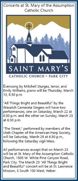 St. Mary of the Assumption Parish to host three concerts with sacred music during Lent