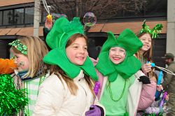 Catholics participate in St. Patrick's Day parade