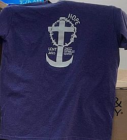 Student designs campus-wide T-shirt for Lent