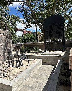 Eagle Scout creates prayer garden for cathedral