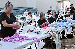 Northern Deanery CCWs gather for service project to help people locally and internationally